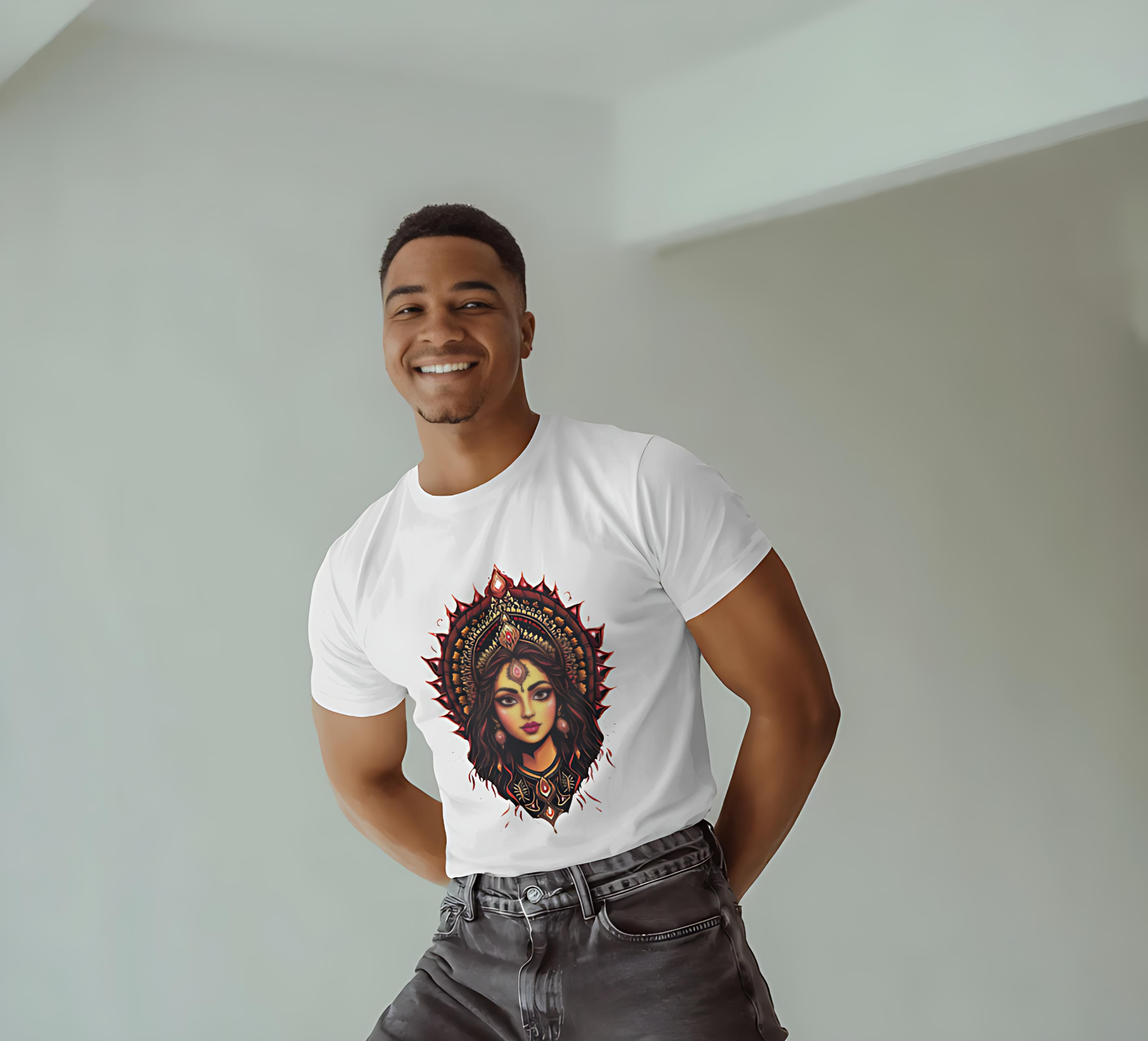 Divine Shakti - Goddess Mandala Regular Fit T-Shirt
