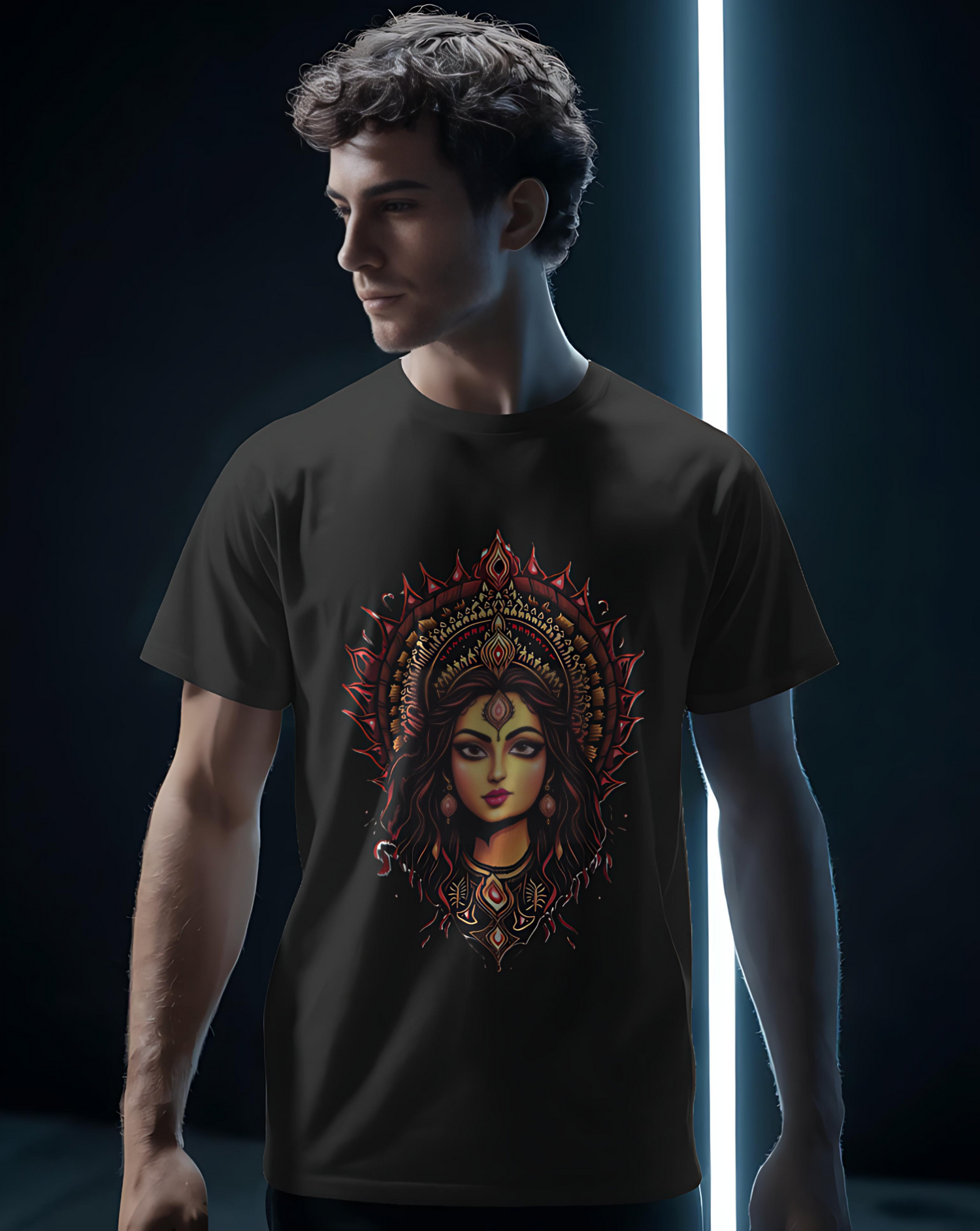 Divine Shakti - Goddess Mandala Regular Fit T-Shirt