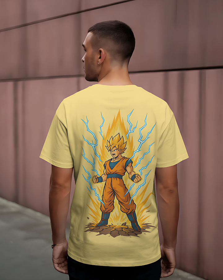 Super Saiyan Goku Ascension Graphic Oversized Tee