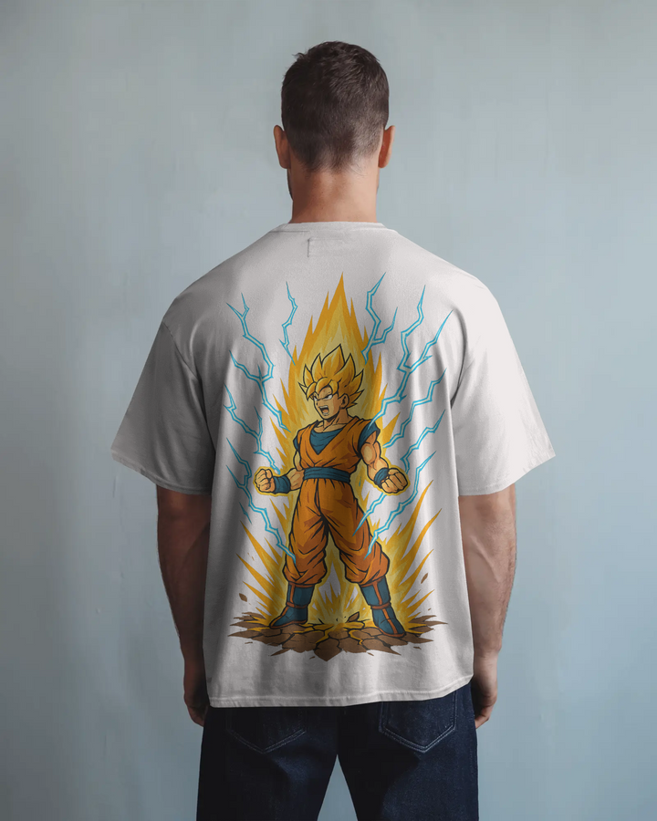 Super Saiyan Goku Ascension Graphic Oversized Tee
