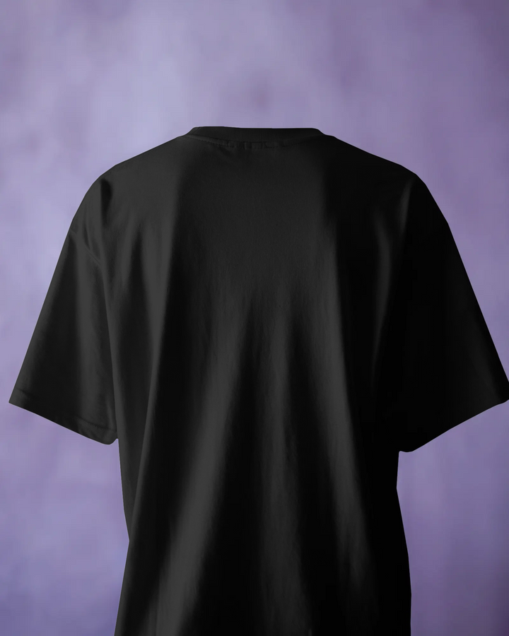 Log Out To Tune In Graphic Oversized Tee