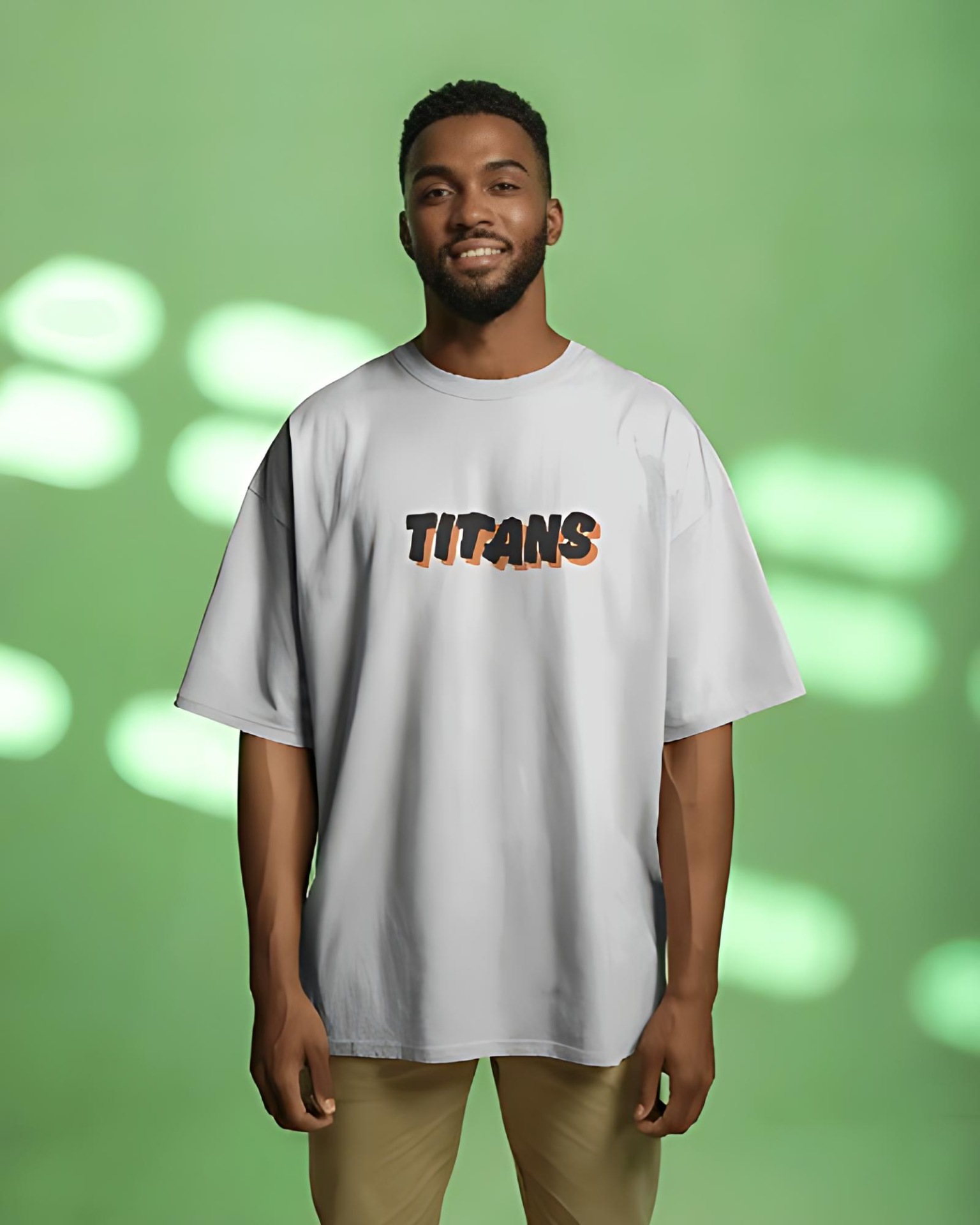 Dual Nature Unleashed Back Print Oversized Tee