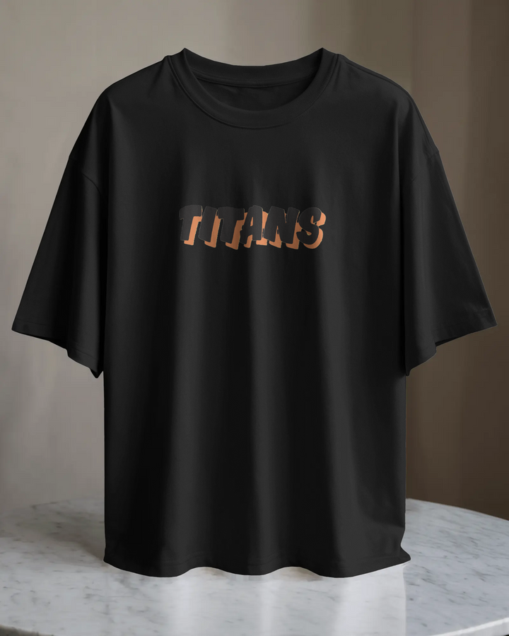 Dual Nature Unleashed Back Print Oversized Tee