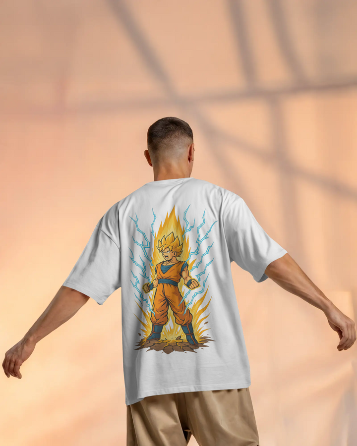 Super Saiyan Goku Ascension Graphic Oversized Tee