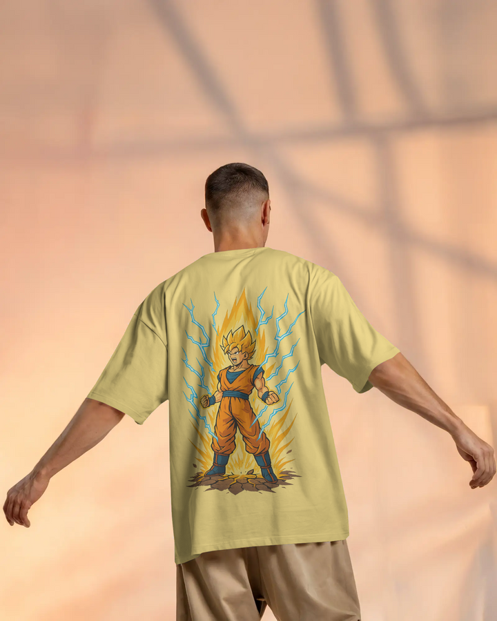 Super Saiyan Goku Ascension Graphic Oversized Tee