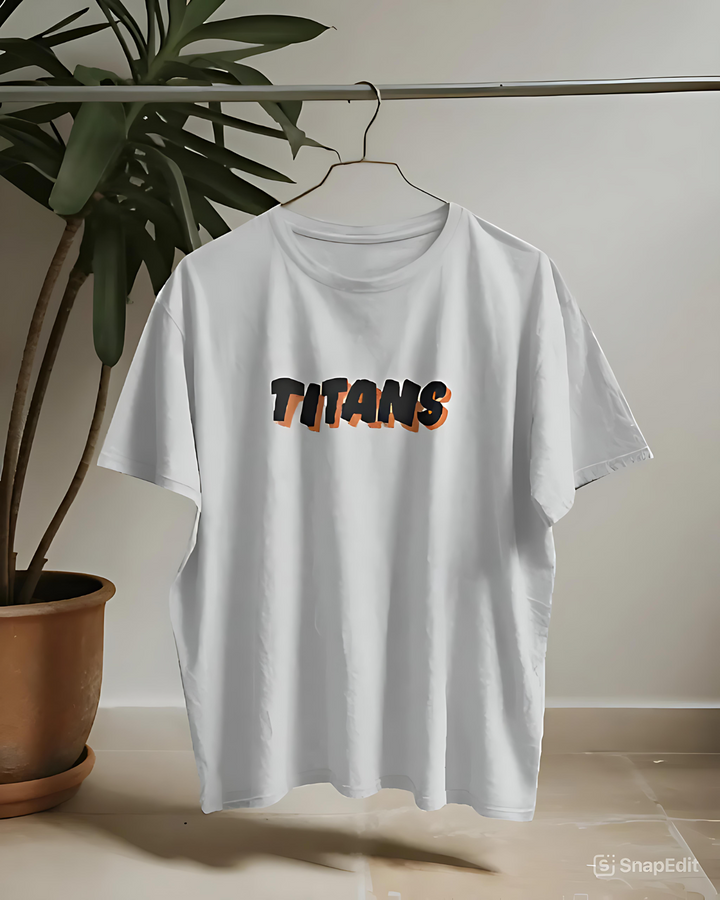 Dual Nature Unleashed Back Print Oversized Tee