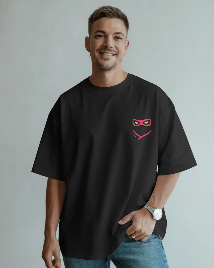 Neon Reaper Oversized Graphic Tee - THE ZILEVO
