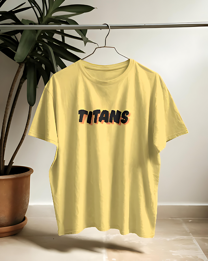 Dual Nature Unleashed Back Print Oversized Tee