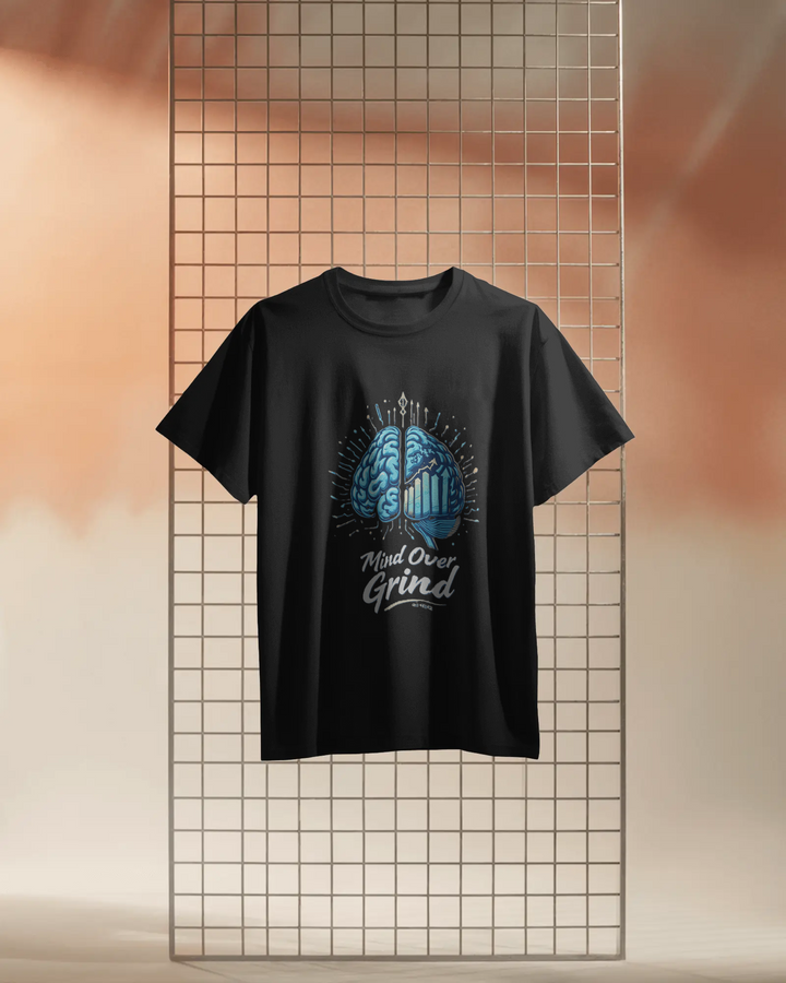Mind Over Grind Black Regular Fit Tee